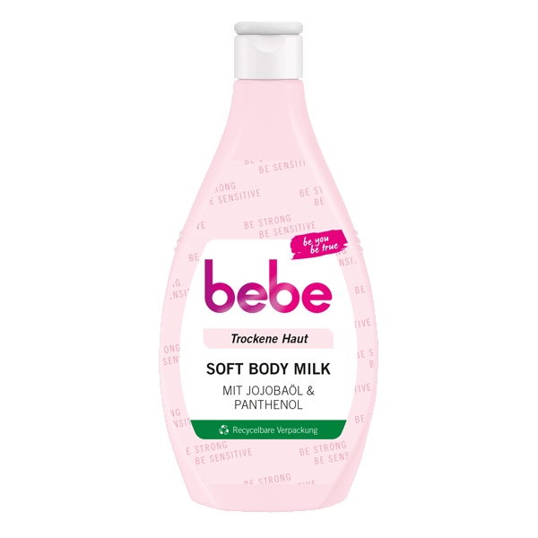bebe Soft Body Milk – recycelbare Verpackung